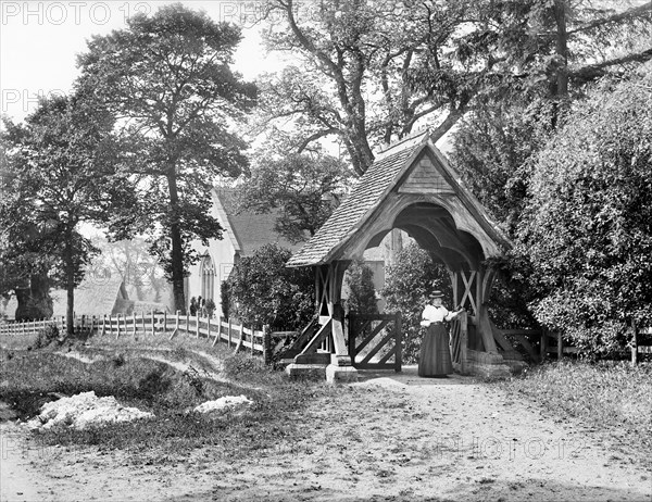 Lychgate, St Mary's Church, Aldworth, Berkshire, 1895