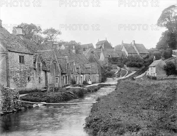 Arlington Row, Bibury, Gloucesrershire, 1901