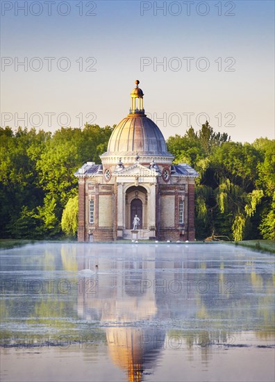 Pavilion and Long Water at Wrest Park Gardens, Silsoe, Berkshire, c2000-c2017