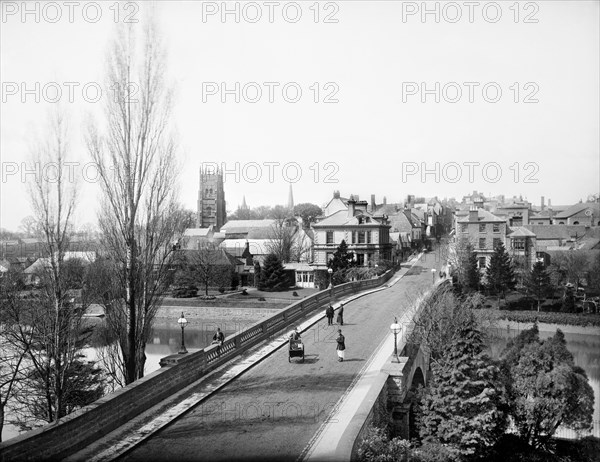 Workman Bridge, Evesham, Worcestershire, 1883