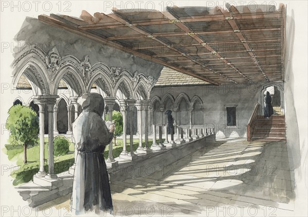 Cloister, Lanercost Priory, c13th century, (c2000-2010)