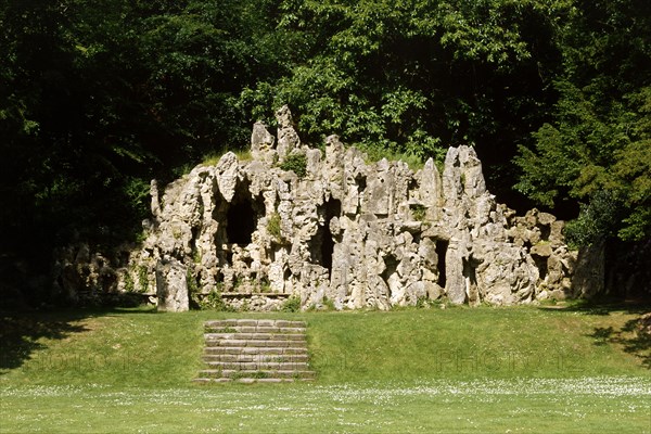 Grotto at Old Wardour Castle, Tisbury, Wiltshire, c2010-c2017