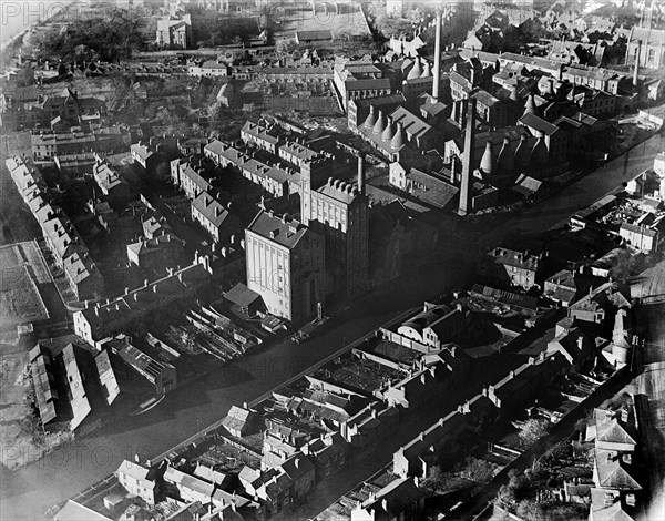 Factories in Worcester, Worcestershire, March 1921
