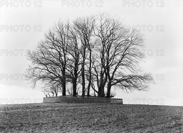 Round barrow, near Bourton on the Water, Gloucestershire, c1860-c1922