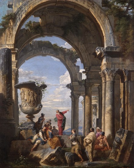 St Paul Preaching at Athens', 1737