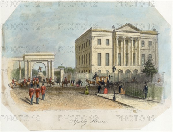 Apsley House, Hyde Park Corner, London, 1850