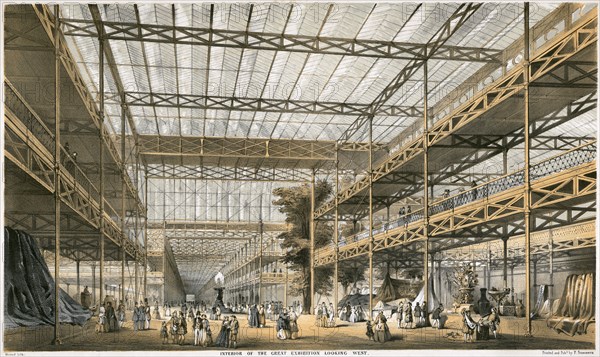 Great Exhibition, Crystal Palace, Hyde Park, London, 1851