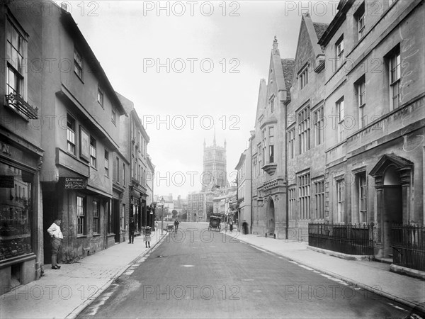 Dyer Street, Cirencester, Gloucestershire, 1906