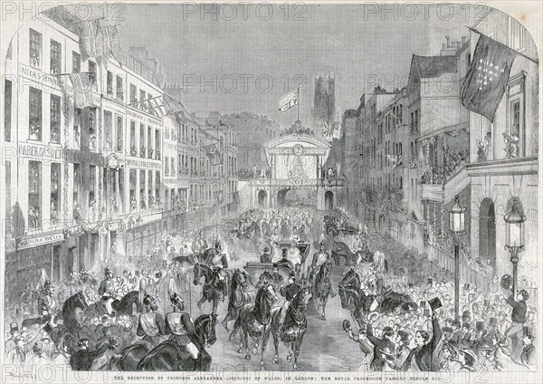 London's welcome to Princess Alexandra, 1863