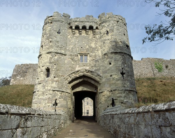 Gatehouse of Carisbrooke Castle, Isle of Wight, c1980-c2017