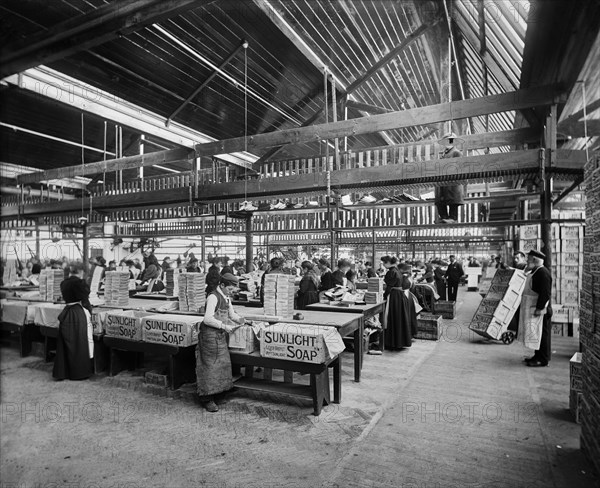 Lever Brothers Sunlight Soap Works, Port Sunlight, Wirral, Merseyside, 1897