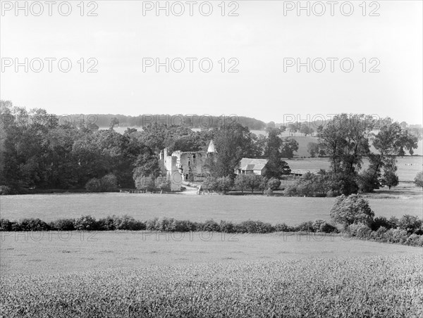 Minster Lovell Hall, Minster Lovell, Oxfordshire, 1885