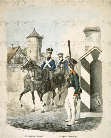 Prussian soldiers, early 19th century