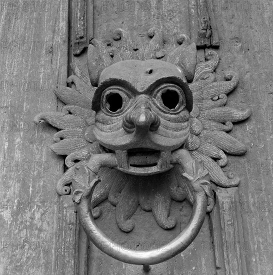 Door knocker, Durham Cathedral, c1945-c1980