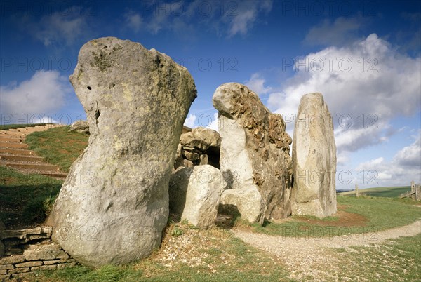 West Kennet Long Barrow, Wiltshire, c1980-c2017