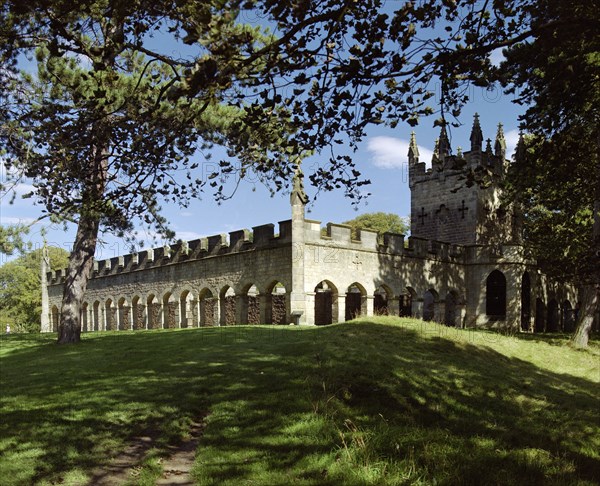 Deer shelter, Auckland Castle Park, Bishop Auckland, Durham, c1980-c2017