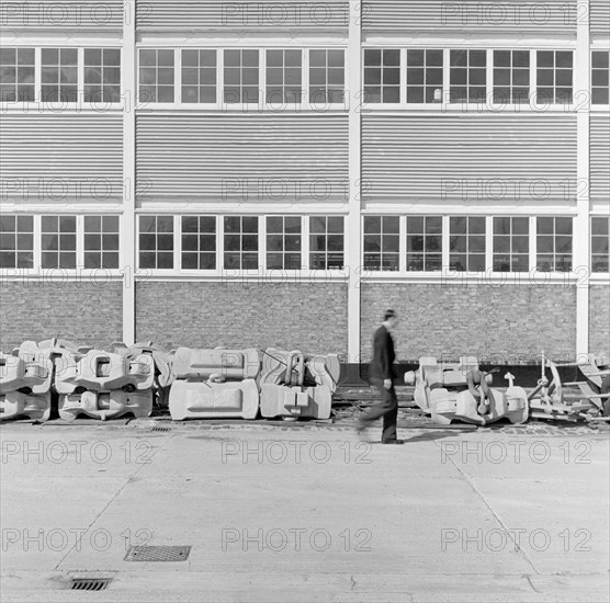 Boat Store, Sheerness Naval Dockyard, Kent, 1956