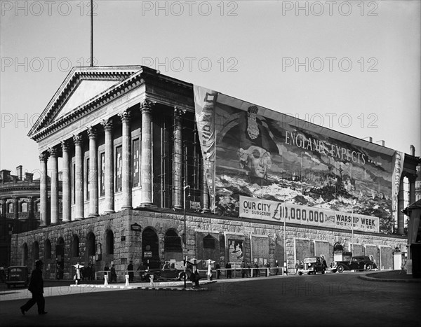 Town Hall, Birmingham, West Midlands, 1941