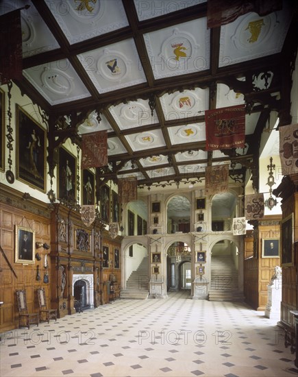 Interior of the Great Hall, Audley End House, Saffron Walden, Essex, c1980-c2017