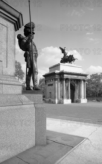 Wellington Arch, Westminster, London, c1945-c1980