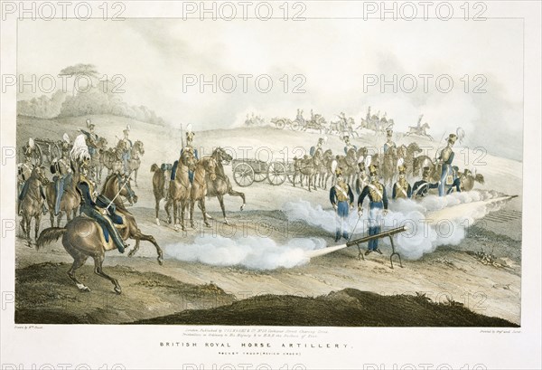 British Royal Horse Artillery rocket troop, 19th century