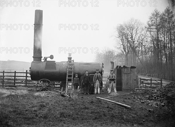 Construction workers on the Great Central Railway, Charwelton, Northamptonshire, 1900