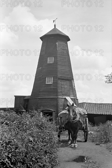 Windmill, Crowfield, Suffolk, 1939