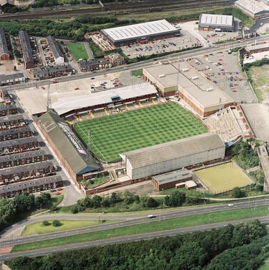 Burnden Park, Bolton, Greater Manchester, 1992