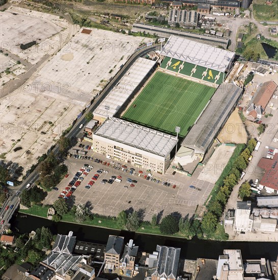 Carrow Road, Norwich, Norfolk, 1992