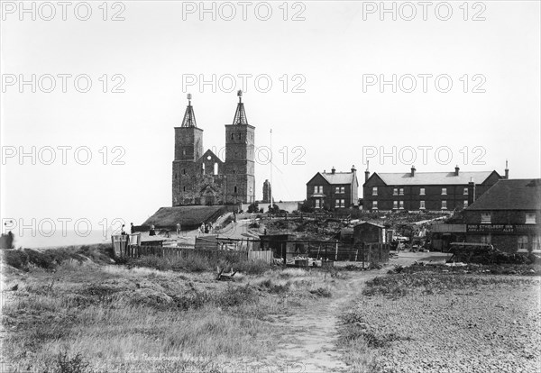 Reculver Towers, Kent, c1890-c1910