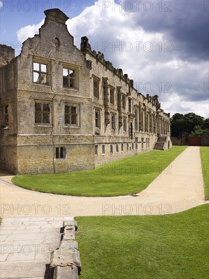 West range and terrace, Bolsover Castle, Derbyshire, 2008