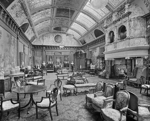 Music room, Thornton Manor, Thornton Hough, near Port Sunlight, Merseyside, 1903