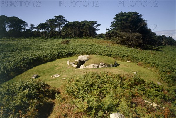 Innisidgen Burial Chamber, St Mary's, Isles of Scilly, Cornwall, 2010