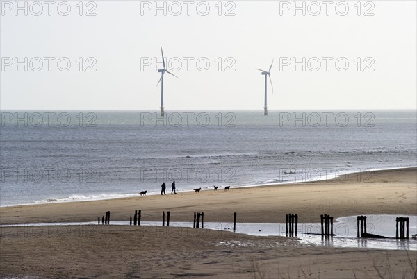 Wind Turbines, Blyth Offshore Wind Farm, Northumberland, 2010