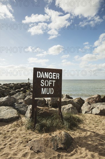 Warning sign, Jaywick Sands, Essex, c2010-c2018