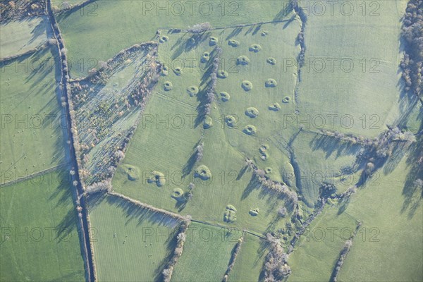 Earthwork remains of medieval or post-medieval mining, near Sleagill, Cumbria, 2013. Creator