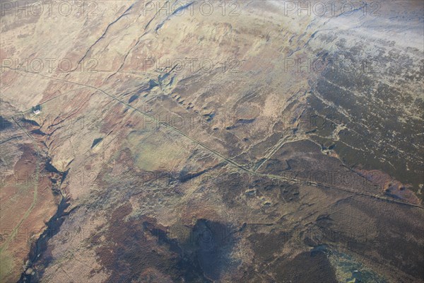 Post-medieval colliery and shake holes, Hanging Crag, Cumbria, 2013