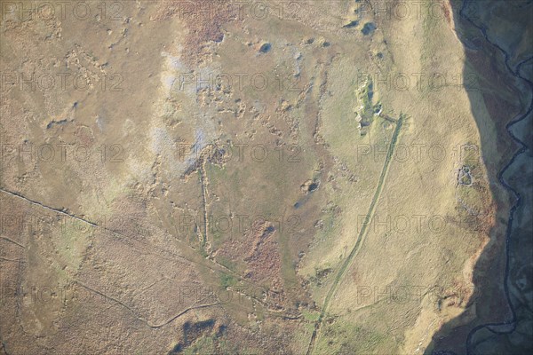 Disused lime kiln and limestone quarry and medieval settlement, Haresceugh Fell, Cumbria, 2013