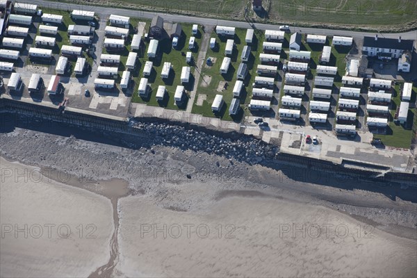 Collapse of sea wall defences at Ulrome Sands, East Riding of Yorkshire, 2014