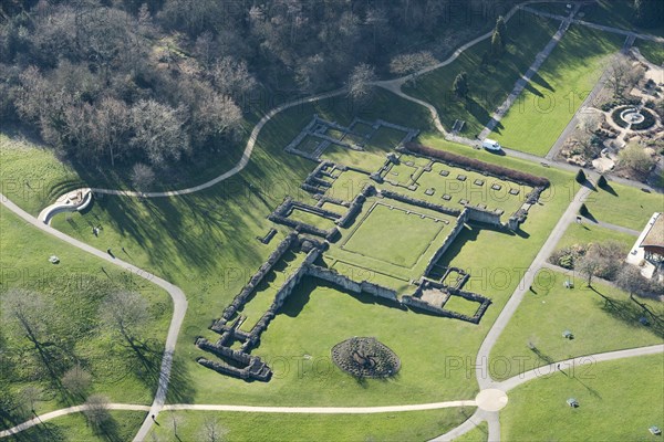 Ruins of Lesnes Abbey, Bexley, London, 2018