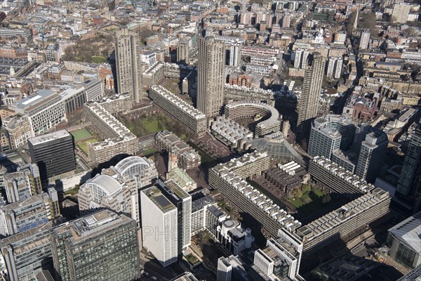 The Barbican Arts and Conference Centre and housing estate, City of London, 2018