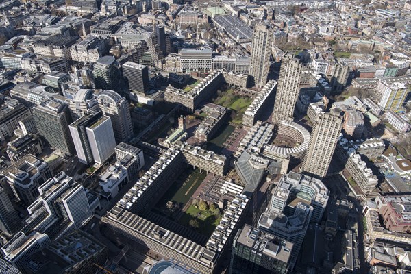 The Barbican Arts and Conference Centre and housing estate, City of London, 2018