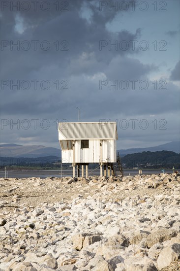 Morecambe Sailing Club race watch tower, Marine Road East, Morecambe, Lancashire, 2017