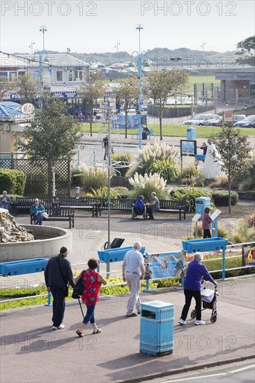 Compass Gardens, Tower Esplanade, Skegness, Lincolnshire, 2017