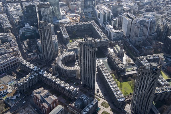 The Barbican Arts and Conference Centre and housing estate, City of London, 2018