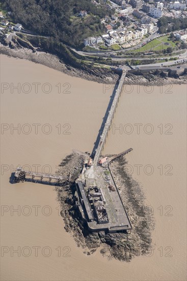 The Victorian Birnbeck Pier, Weston Super Mare, Somerset, 2018