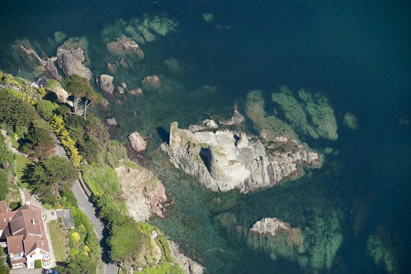 Remains of Fort Charles, Salcombe, Devon, 2014