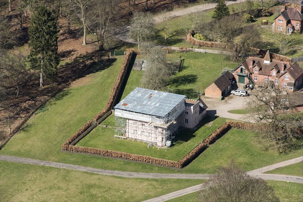 Sandpit Gate Lodge, home to the Head Keeper of Windsor Great Park, under renovation, Berkshire, 2018 Creator