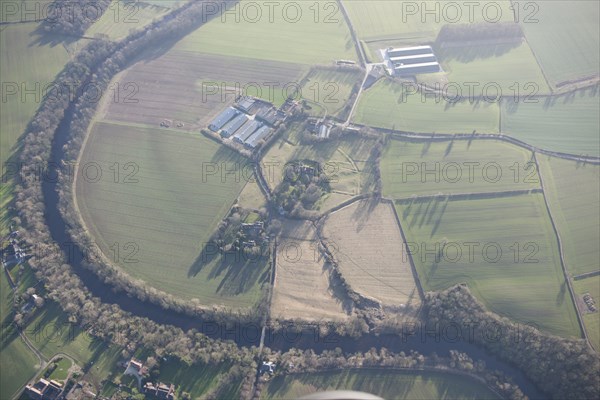 Medieval moated manorial site of Low Dinsdale, Darlington, Durham, 2015