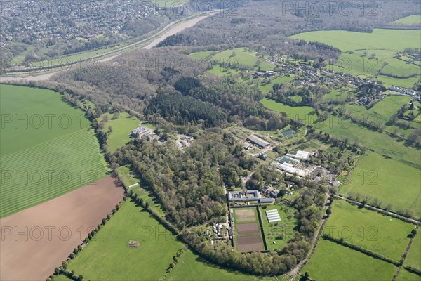 Landscape park at Leigh Court, Abbots Leigh, Somerset, 2018